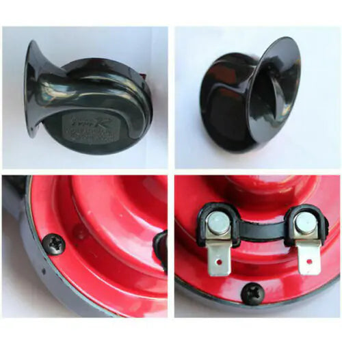 2PC 12V 300DB Super Loud Train Air Horn Waterproof Motorcycle Car Truck SUV Boat by Anti Spier
