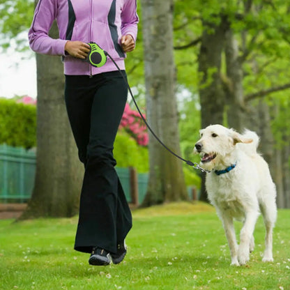 16.5FT Automatic Retractable Dog Leash Pet Collar Automatic Walking Lead Free US by Anti Spier