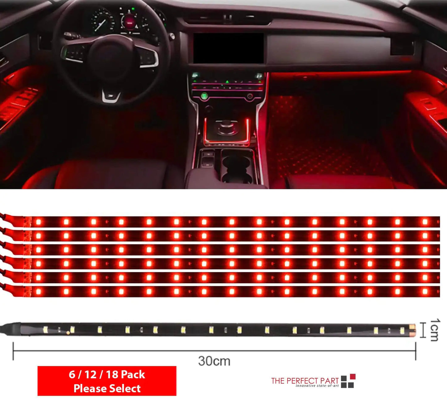 Lot Waterproof 12''/15 DC 12V Motor LED Strip Underbody Light For Car Motorcycle by Anti Spier