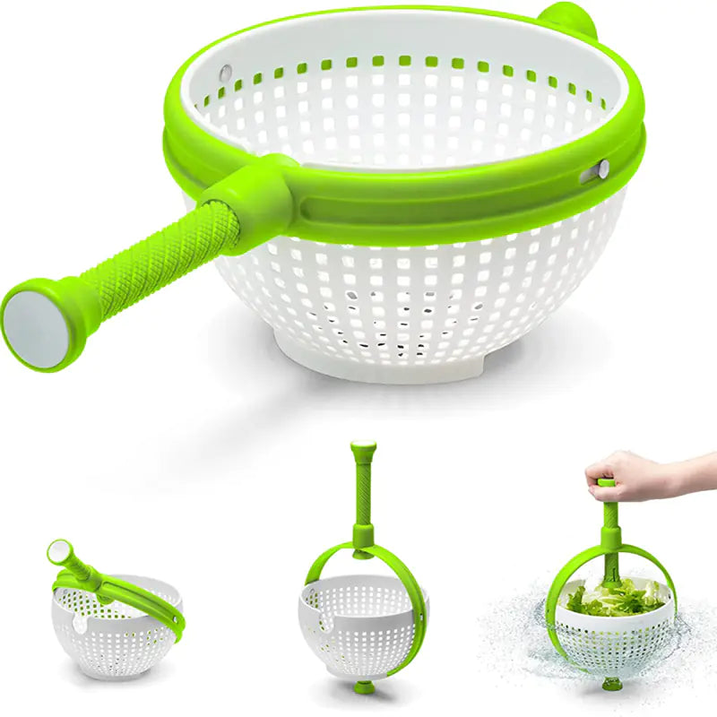 Scratch Resistant Nylon Salad Spinner Colander by Anti Spier