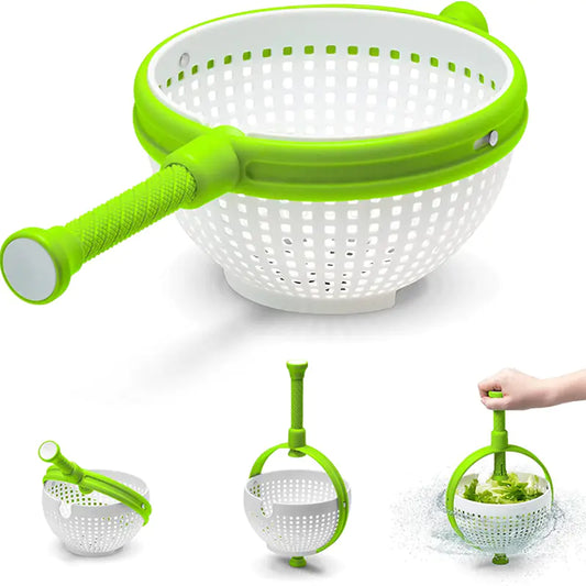 Scratch Resistant Nylon Salad Spinner Colander by Anti Spier