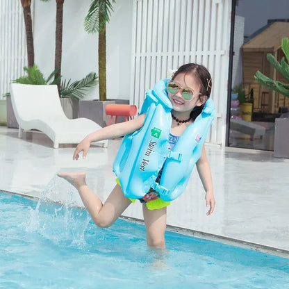 Inflatable Life Vest Baby Swimming Jacket by Anti Spier
