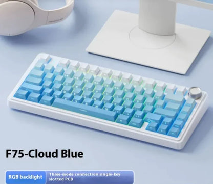Wireless Three-Mode Bluetooth Mechanical Keyboard by Anti Spier