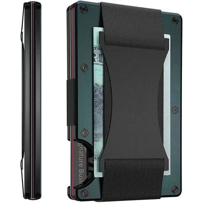 New Metal Card Bag Carbon Fiber Wallet Wallet RFID Anti-theft Swiping Blocking Technology by Anti Spier