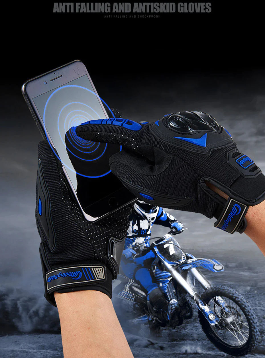 Racing Motorcycle Motorbike Motocross Riding Dirt Bike Full Finger Sports Gloves by Anti Spier
