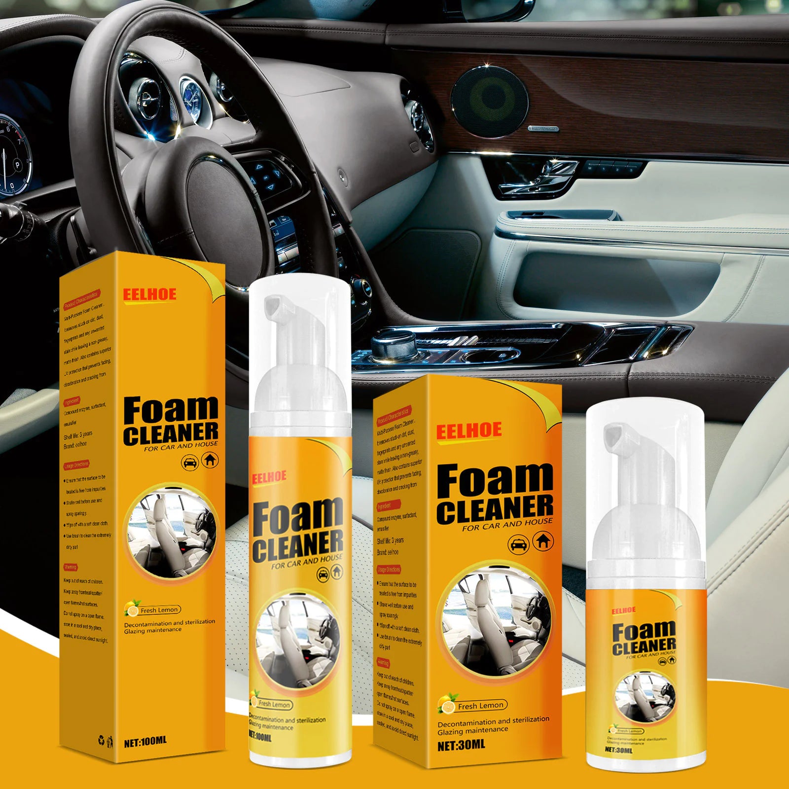 Multifunctional Foam Cleaner by Anti Spier