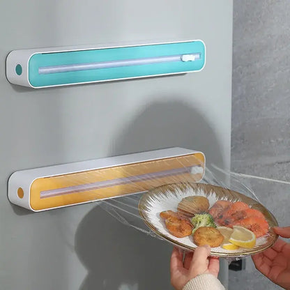 Food Film Dispenser with Magnetic Wrap by Anti Spier