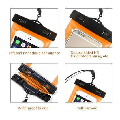 3 Pack Waterproof Floating Cell Phone Pouch Dry Bag Case Cover For Phone Samsung by Anti Spier