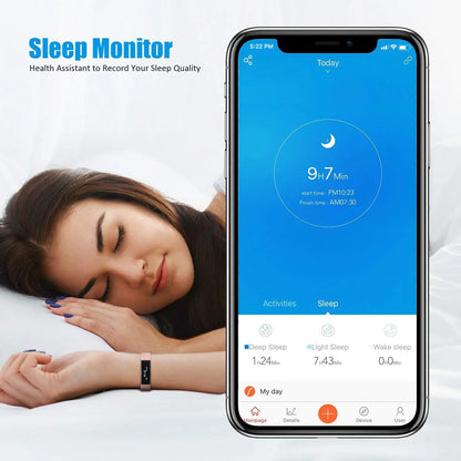 SmartFit Slim Activity Tracker And Monitor Smart Watch With FREE Extra Band by Anti Spier